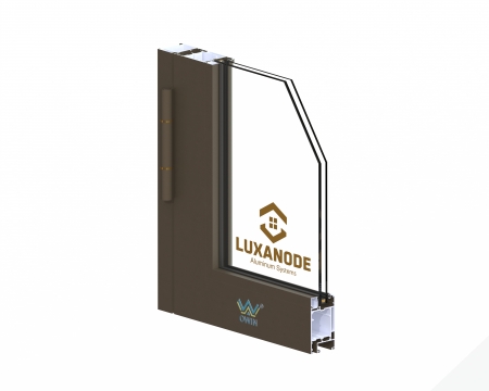 Hệ cửa đi, cửa sổ mở quay Owin-Luxanode Anodized-ED