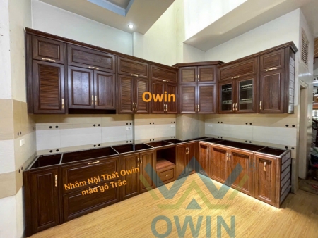 Tủ bếp chữ L OWIN LUXURY