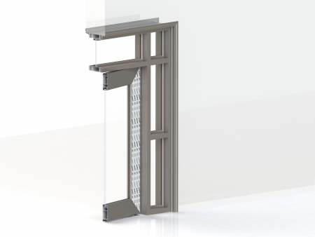 Hệ cửa thủy lực OWIN LUXANODE Anodized-ED
